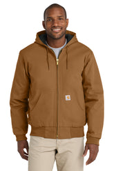 Carhartt® Tall Quilted-Flannel-Lined Duck Active Jac - Carhartt Brown - MT